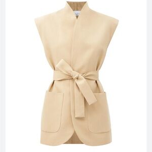 Raey Sleeveless Patch Pocket Sleeveless Jacket